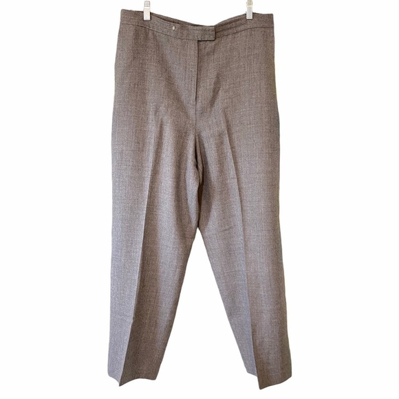 Pendleton Wool Gray Slacks Pants Sz 16 Petite - Picture 1 of 10